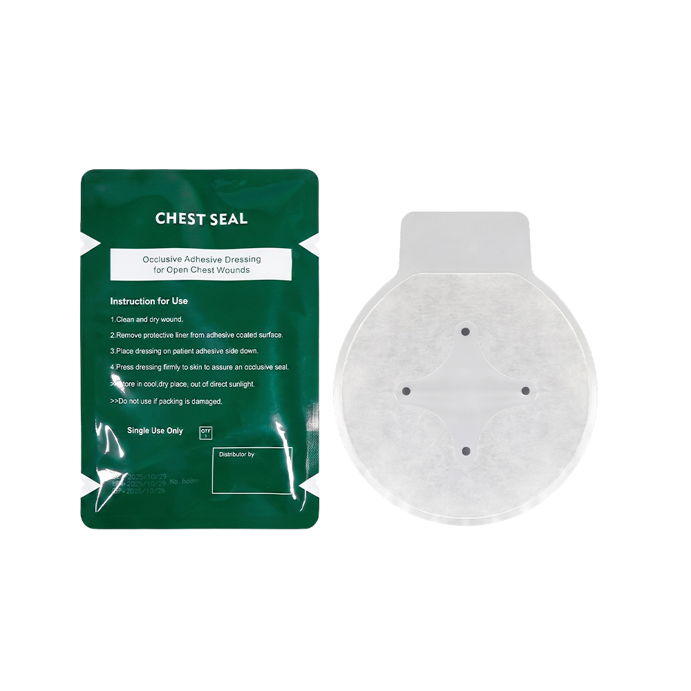 Pembalut Oklusif Chest Seal (4 Lubang)