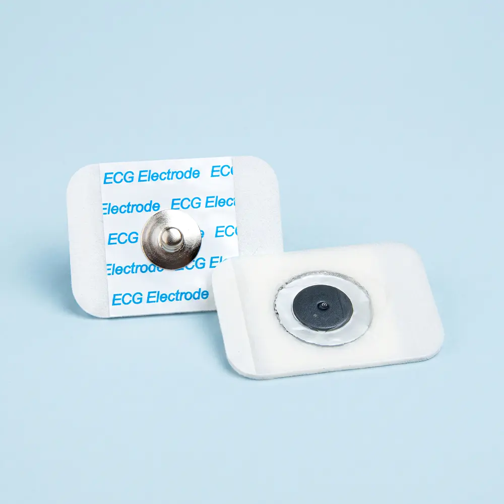 Elektrod ECG Elektrod Buih Pakai Pakai 25*35mm untuk Pemantauan ECG Dewasa