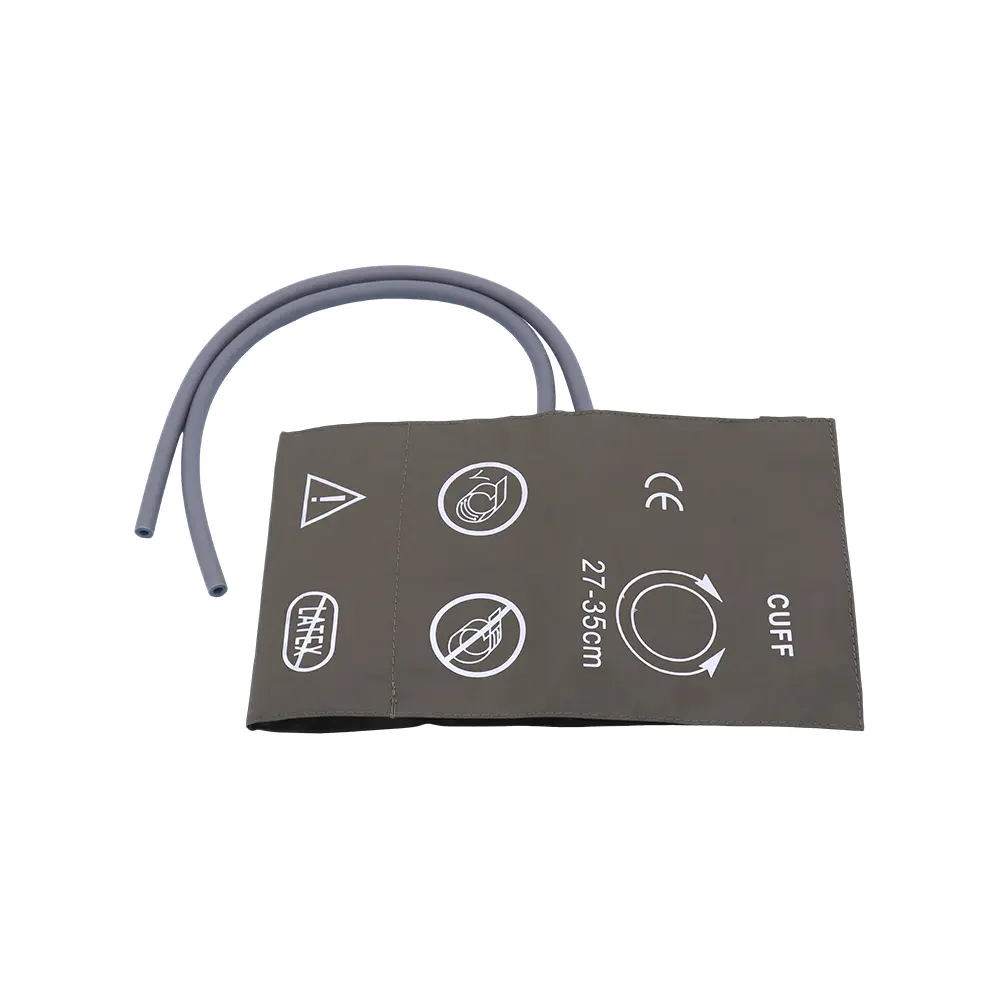 Biasa/Besar Dewasa Tunggal/Double Tube NIBP Blood Pressure Cuff Cross