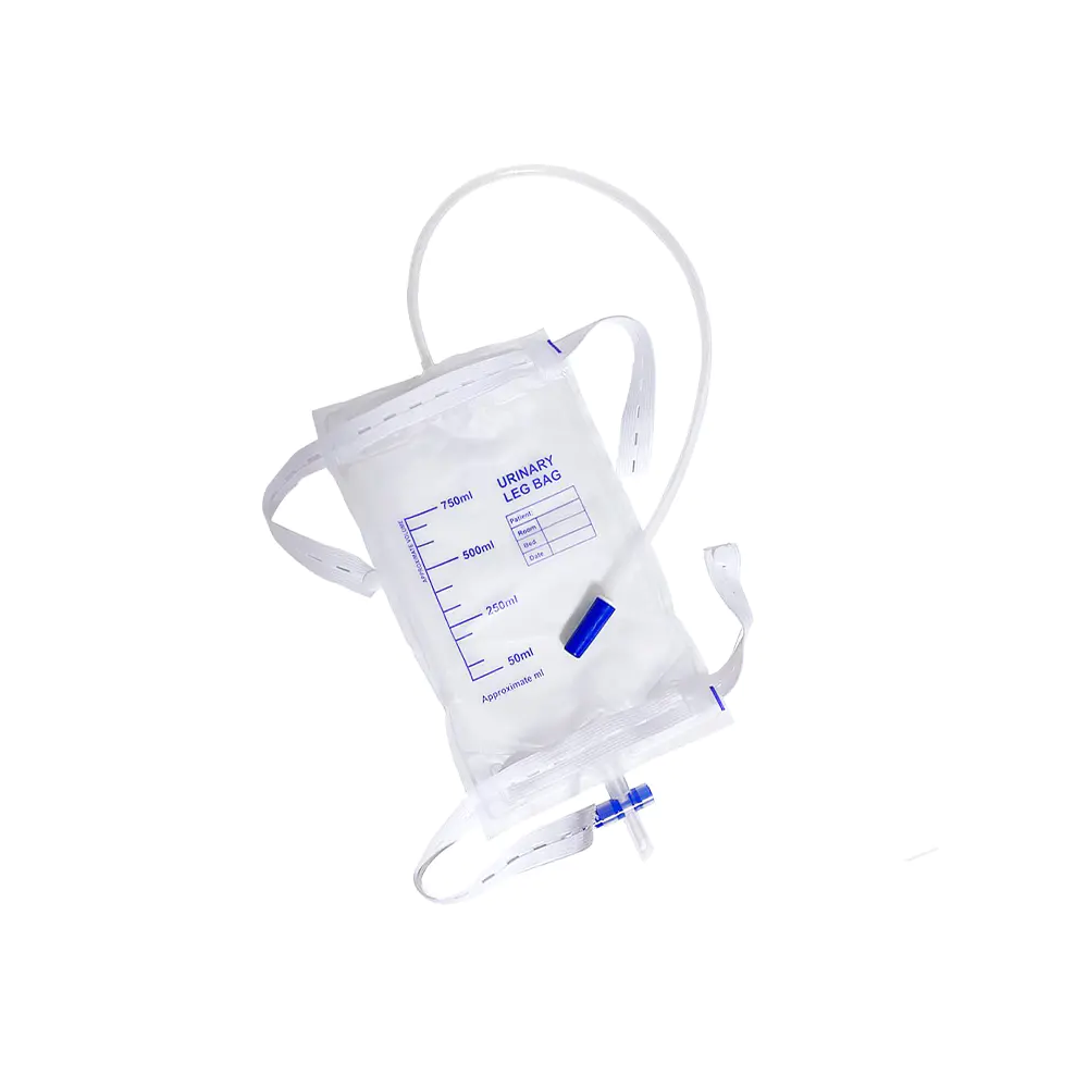 750ml Beg Kaki Selesa Ergonomik PVC Bebas Lateks Kencing dengan Injap Anti-Refluks